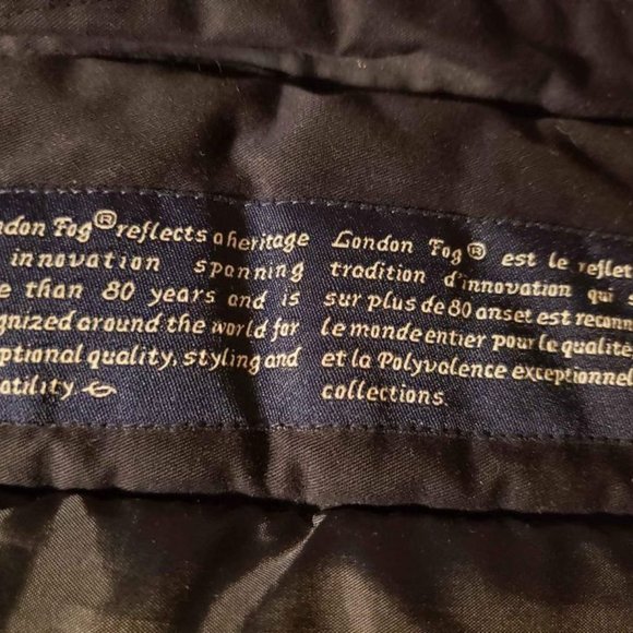 London Fog Navy Winter Parka / Jacket size M - Picture 6 of 6
